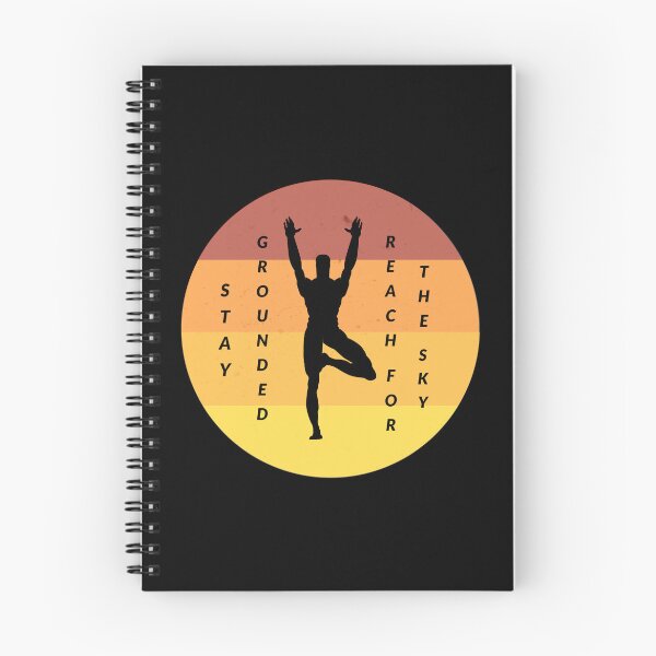 Item preview, Sunset Tree Pose Yoga Design - Stay Grounded, Reach for the Sky designed and sold by SimpliText.