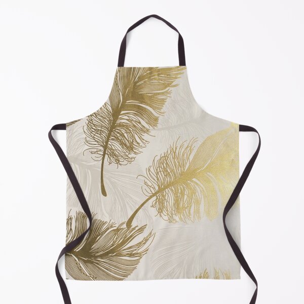 Item preview, Gold feather pattern designed and sold by HalcyonFairy.