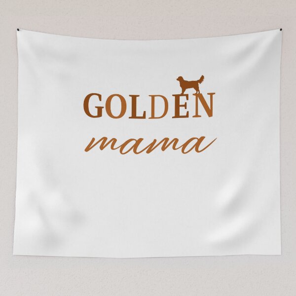 Item preview, golden mama - dogs - animals - dog mom - golden retriever - dogs lover designed and sold by mu-art.