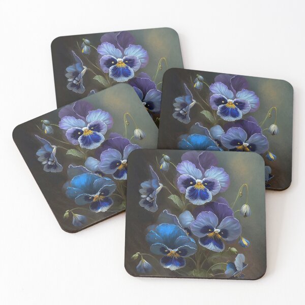Item preview, Blue Violas  designed and sold by Vanover Designs.