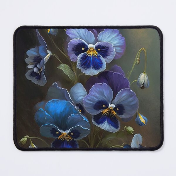 Item preview, Blue Violas  designed and sold by Vanover Designs.