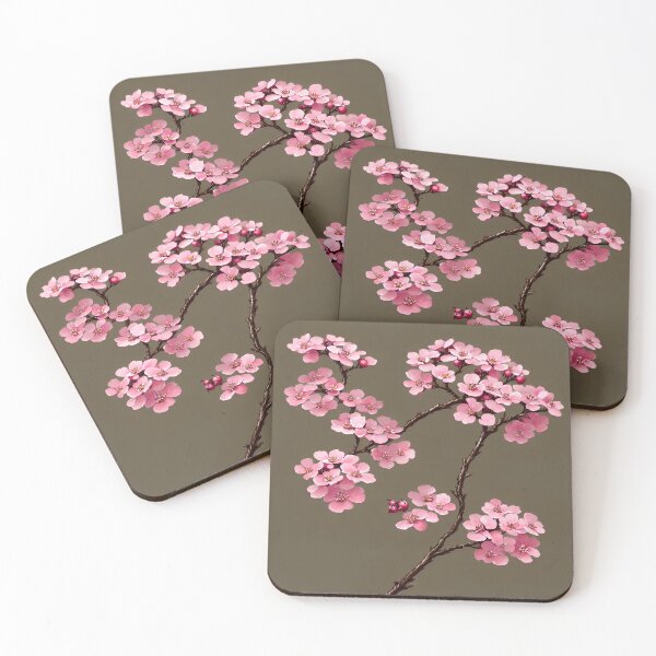 Item preview, Pink Hawthorn Flowers for May designed and sold by FamiliarPufferfish.