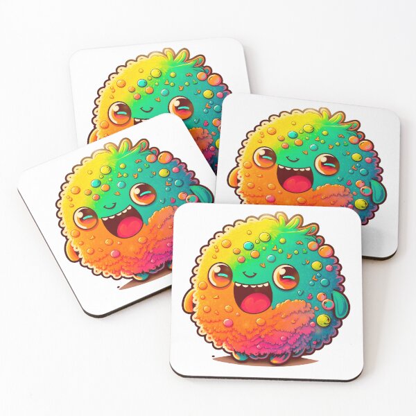 Item preview, Happy monster character designed and sold by ILIA ILO.