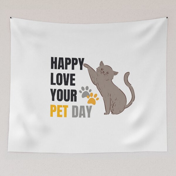 Item preview, happy national love your pet day designed and sold by xkiyal Art.
