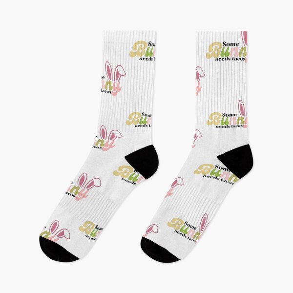 Item preview, Some Bunny Needs Tacos, Bunny Ears He Is Risen, Easter, Minimalist, Retro, Colorful Easter Wishes Greetings designed and sold by ImaginedCo.