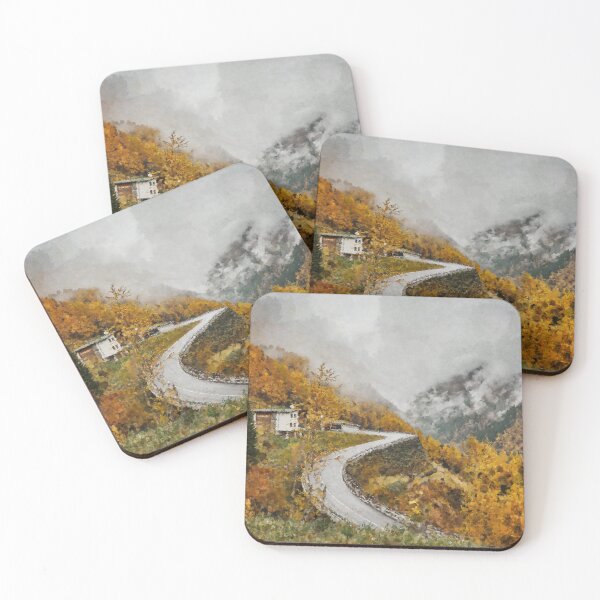 Item preview, Road in a foggy mountain | Landscape | Gift ideas for everyone  designed and sold by Paint Dream  Style.