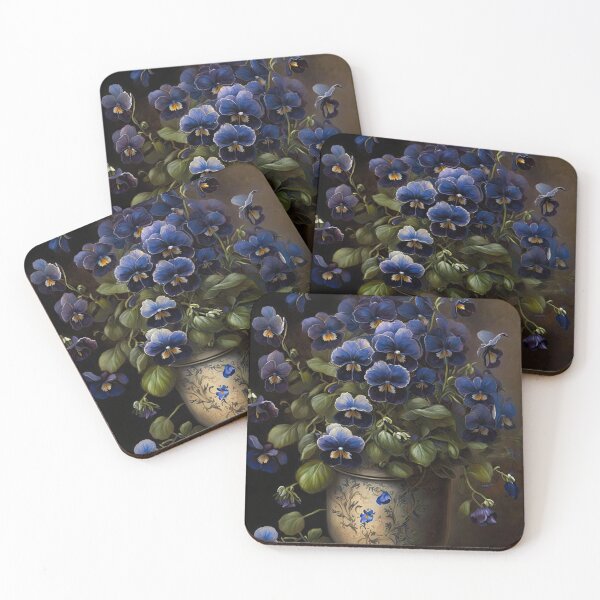 Item preview, Blue Violas  designed and sold by Vanover Designs.