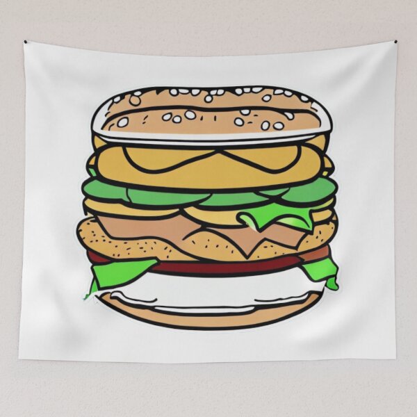 Item preview, Burger Land - A Cartoon Guide to the Best Burgers designed and sold by WBP Mart.