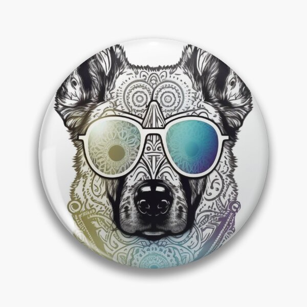 Item preview, Cool Alsatian  designed and sold by Deborah Regan.