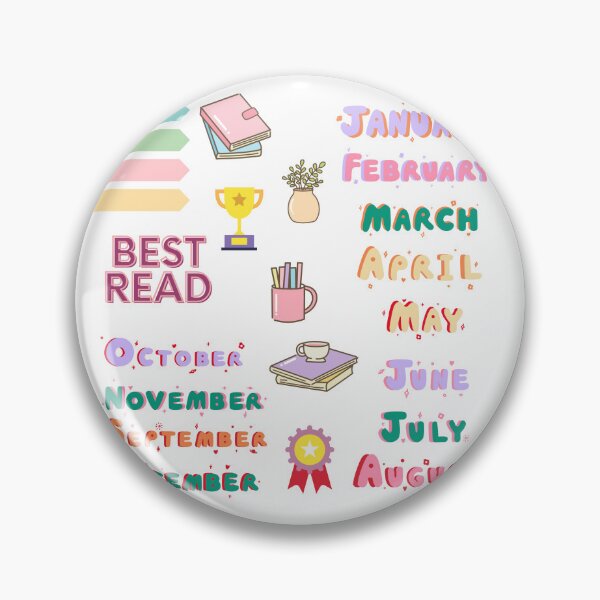 Item preview, Sticker Pack, reader journal designed and sold by lubookshop.