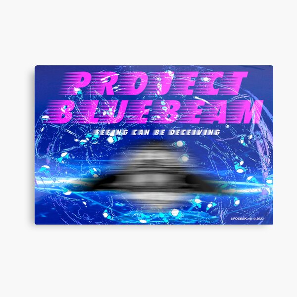 Project Blue Beam Metal Print