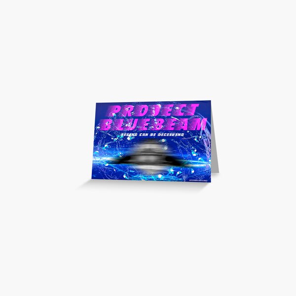 Project Blue Beam Greeting Card