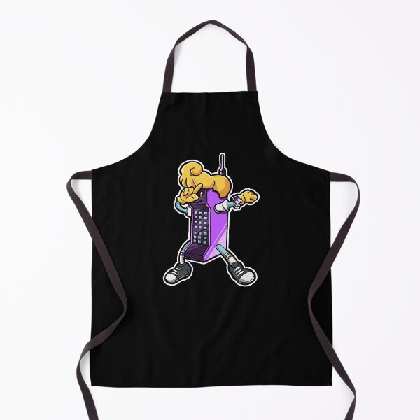 Artikelvorschau, klassischer Retro-Handy-Charakter der 80er Jahre entworfen und verkauft von StairheadStore.