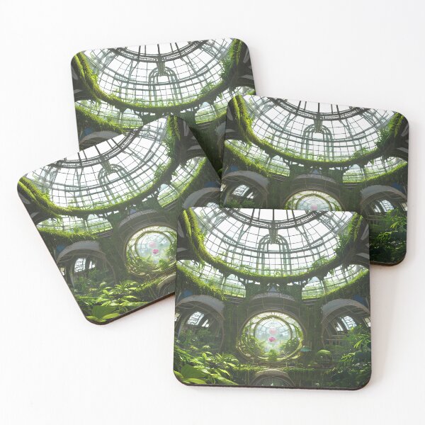 Item preview, Journey Through the Overgrown Vines of a Domed Utopia City designed and sold by D3monic.