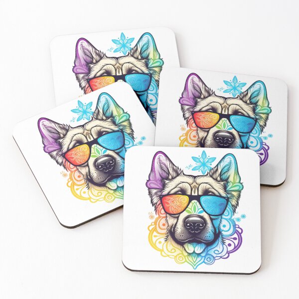 Item preview, Hippy GSD en la nieve designed and sold by Deborah Regan.