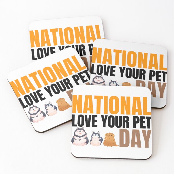 Item preview, national love your pet day designed and sold by xkiyal Art.