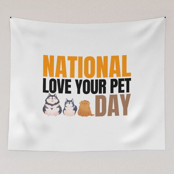 Item preview, national love your pet day designed and sold by xkiyal Art.