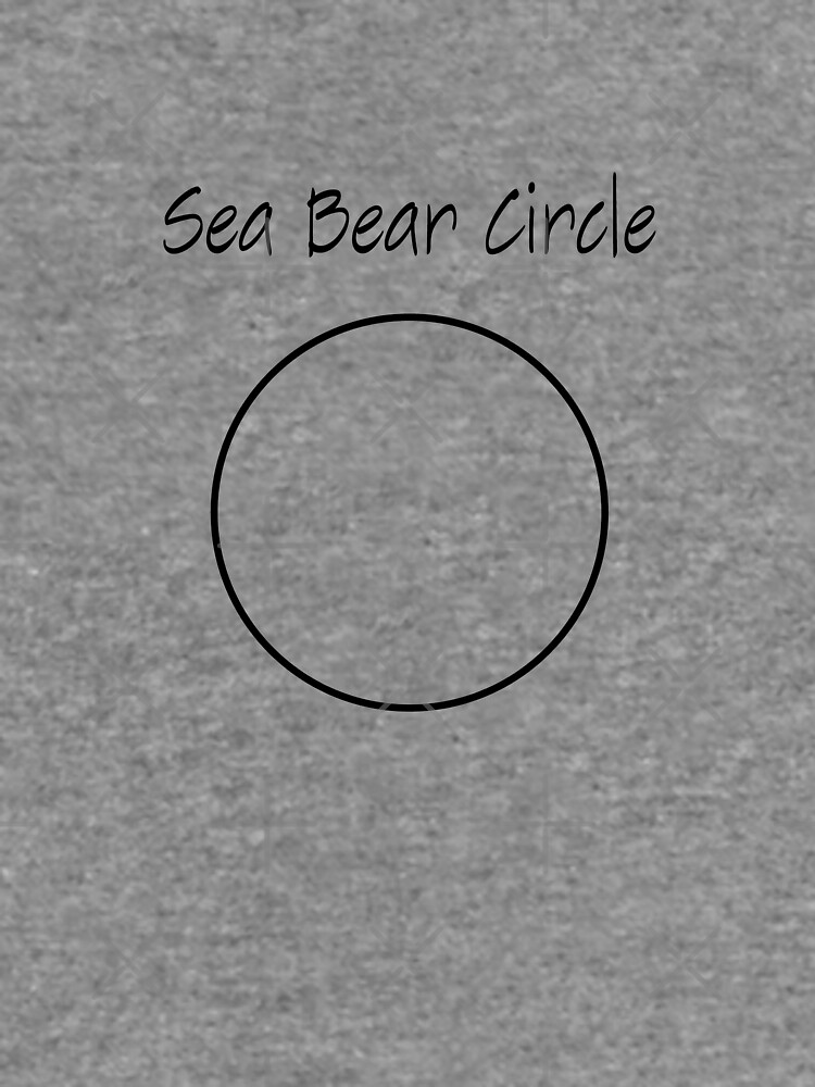"Sea Bear Circle" Lightweight Sweatshirt by DJBALOGH Redbubble