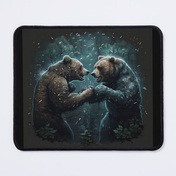Item preview, Grizzly bears in a forest designed and sold by SamarK99.