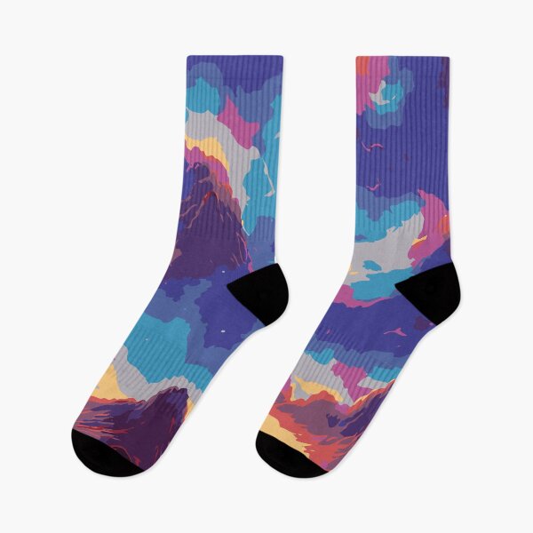 Item preview, Vintage Abstract Mountain Illustration:- Abstract Landscape Illustration of Mountain Scenery designed and sold by typoinspired.