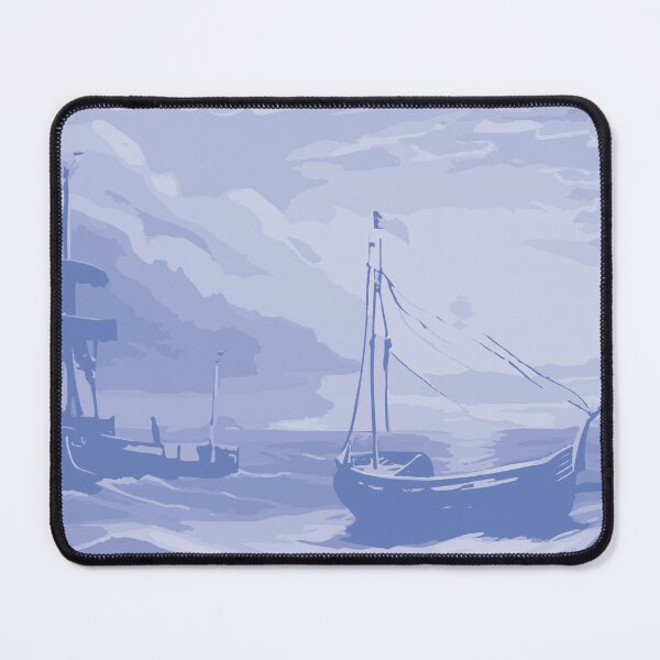 Item preview, Abstract Seascape Illustration:- Abstract Seascape Wall Art-Abstract Sea Painting designed and sold by typoinspired.