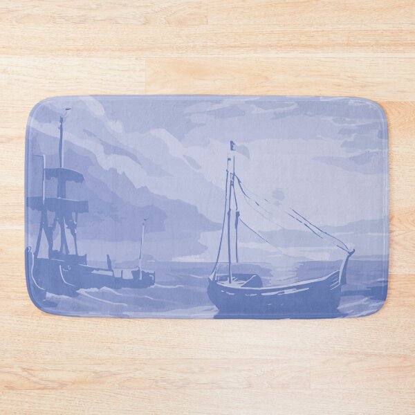 Item preview, Abstract Seascape Illustration:- Abstract Seascape Wall Art-Abstract Sea Painting designed and sold by typoinspired.