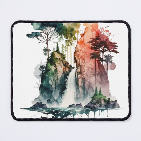 Item preview, Watercolor Waterfall designed and sold by AdvancedApe.