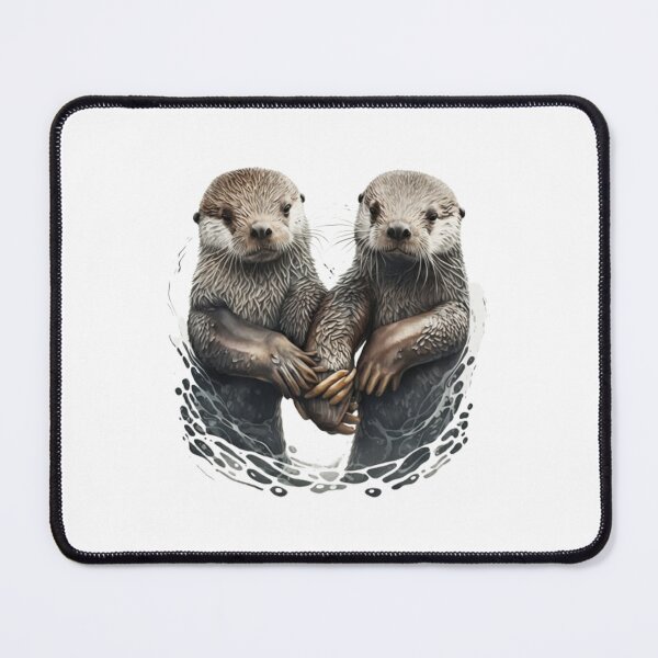 Item preview, Significant Otters - Otters Holding Hands designed and sold by DOPANDA ..