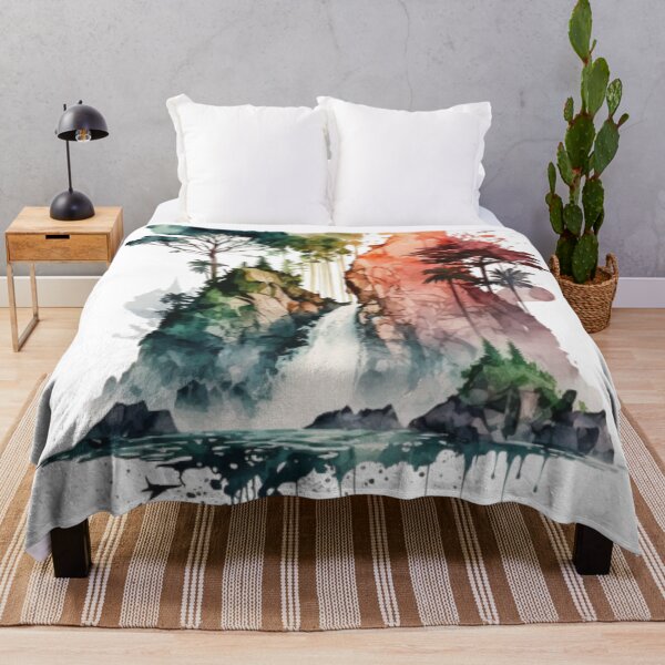 Item preview, Watercolor Waterfall designed and sold by AdvancedApe.