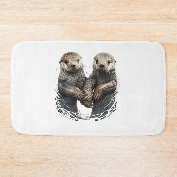 Item preview, Significant Otters - Otters Holding Hands designed and sold by DOPANDA ..