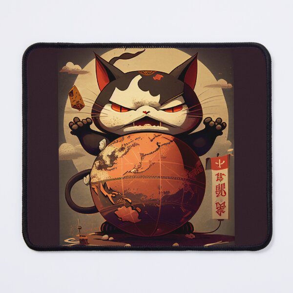 Artikelvorschau, Evil cat messing with the world entworfen und verkauft von Quiki.