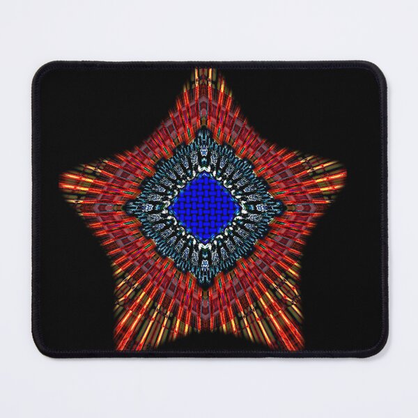 Item preview, Blue Centered Red Star Illusion designed and sold by PPPimp.