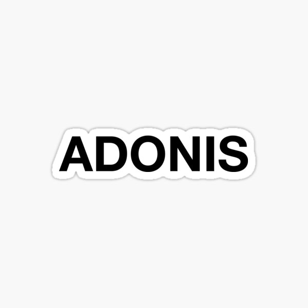 Adonis Sticker