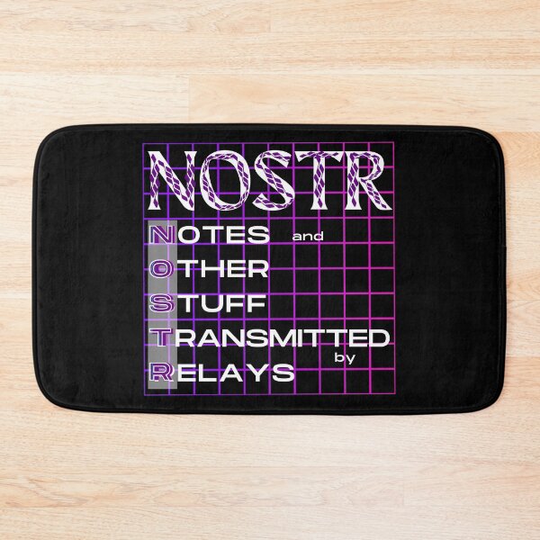 Item preview, NOSTR Notes and Other Stuff Transmitted by Relays designed and sold by Brasilia.