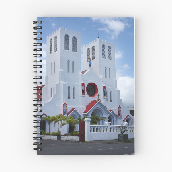 Item preview, a white church in Apia, Samoa designed and sold by orgal2.