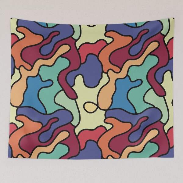Aperçu de l'œuvre Motif design, abstrait et coloré  créée et vendue par Stan0nyme.