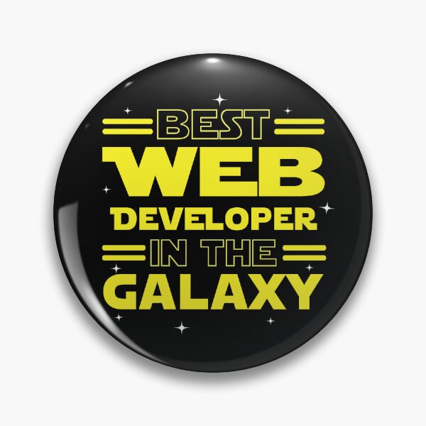 Item preview, Best web developer in the galaxy  designed and sold by Majesticoo.
