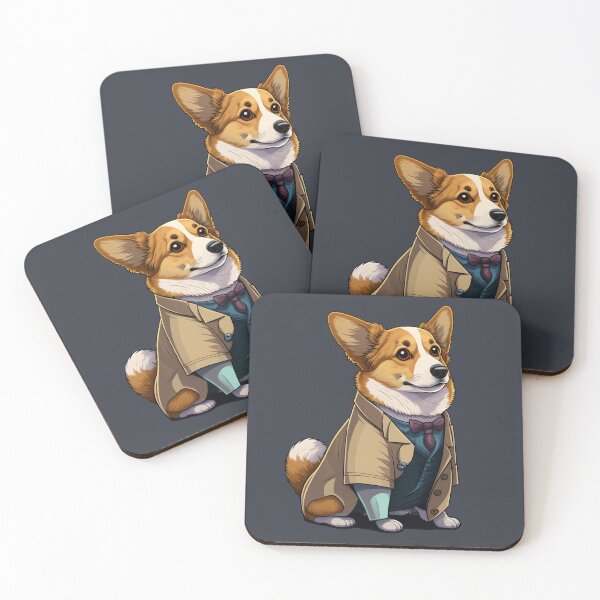 Item preview, Cute corgi wearing doctor clothes designed and sold by YeKnot.