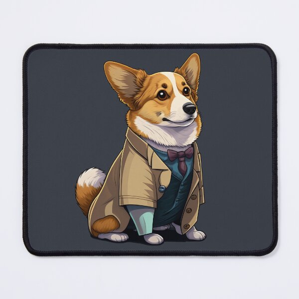 Item preview, Cute corgi wearing doctor clothes designed and sold by YeKnot.