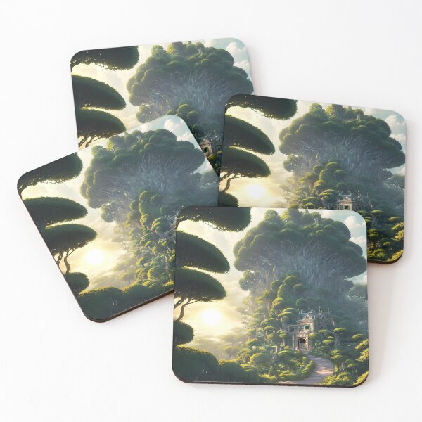 Item preview, Step into an Anime World of Vibrant Hedge Mazes designed and sold by D3monic.