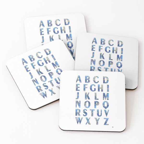 Item preview, Alphabet: Design old painted wood designed and sold by leobrix.
