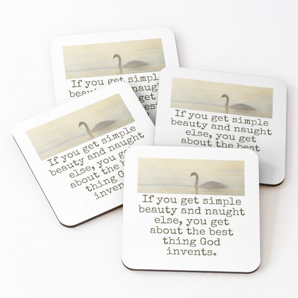 Item preview, If You Get Simple Beauty - Beauty Quote  designed and sold by CrankyOldDude.