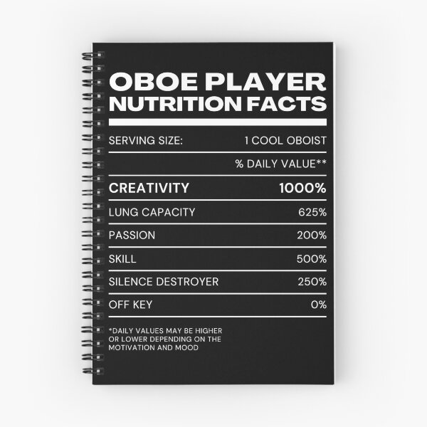 Item preview, Oboe Player Nutrition Facts designed and sold by weirdrelatives.