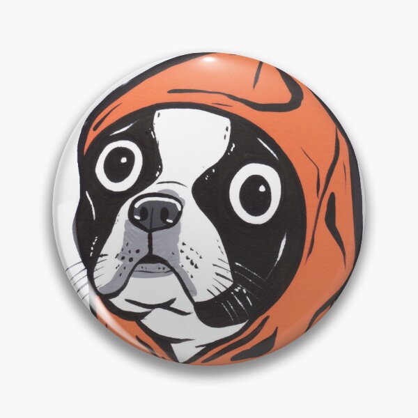 Item preview, Boston Terrier Orange Hoodie designed and sold by turddemon.