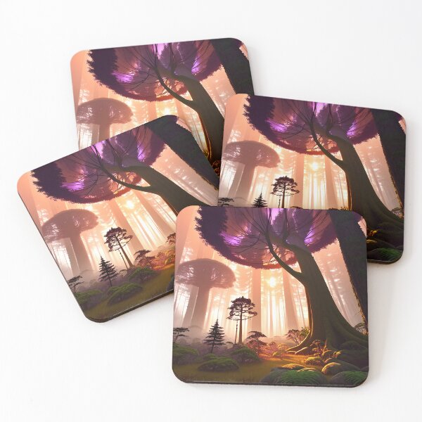 Item preview, Surrounded by Nature: An Enchanted Forest at Dusk designed and sold by D3monic.