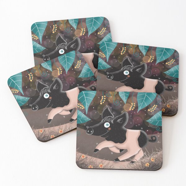 Item preview, Galloping piggy designed and sold by WACHtraum Shop.