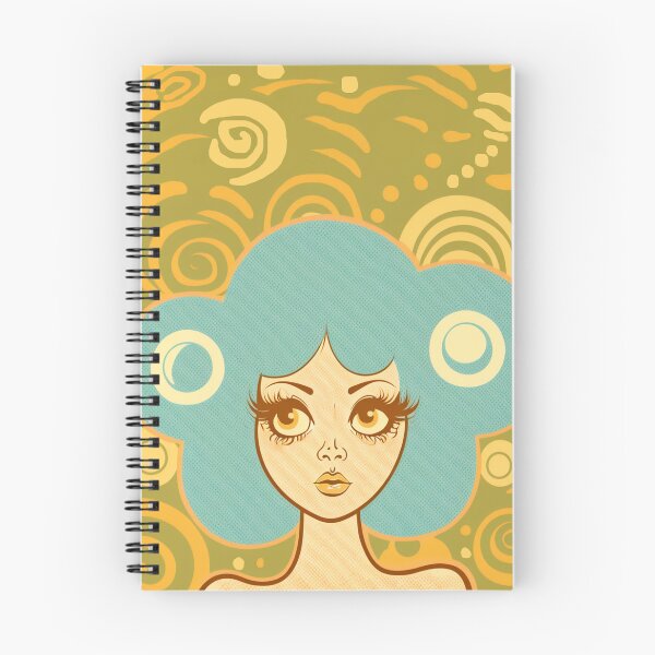 Item preview, Vintage Art Lady with Big Hair designed and sold by TheJadeCat.