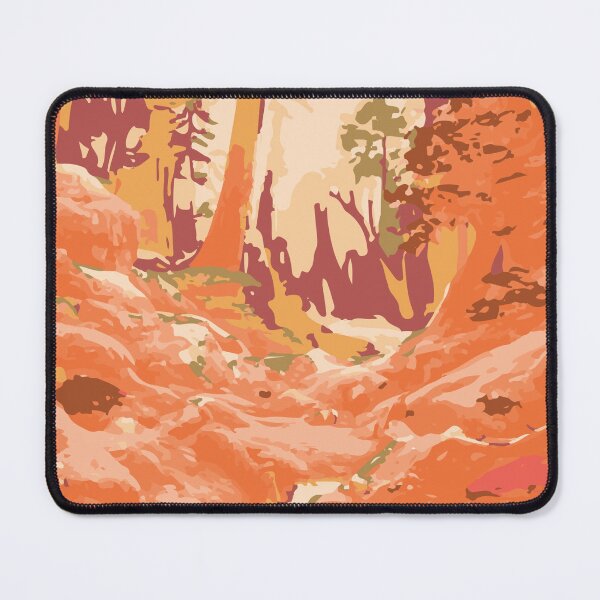 Item preview, Forest Landscape Illustration:- Forest Wall Art-Forest Art Print designed and sold by typoinspired.