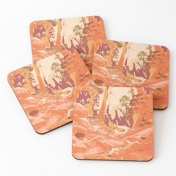 Item preview, Forest Landscape Illustration:- Forest Wall Art-Forest Art Print designed and sold by typoinspired.