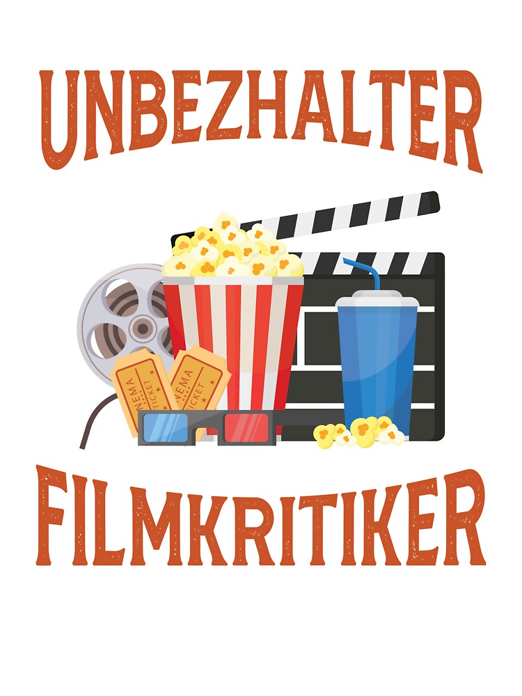 Unbezahlter Filmkritiker Film Nerd Geschenk Kino Film Kids T-Shirt for  Sale by Lenny Stahl